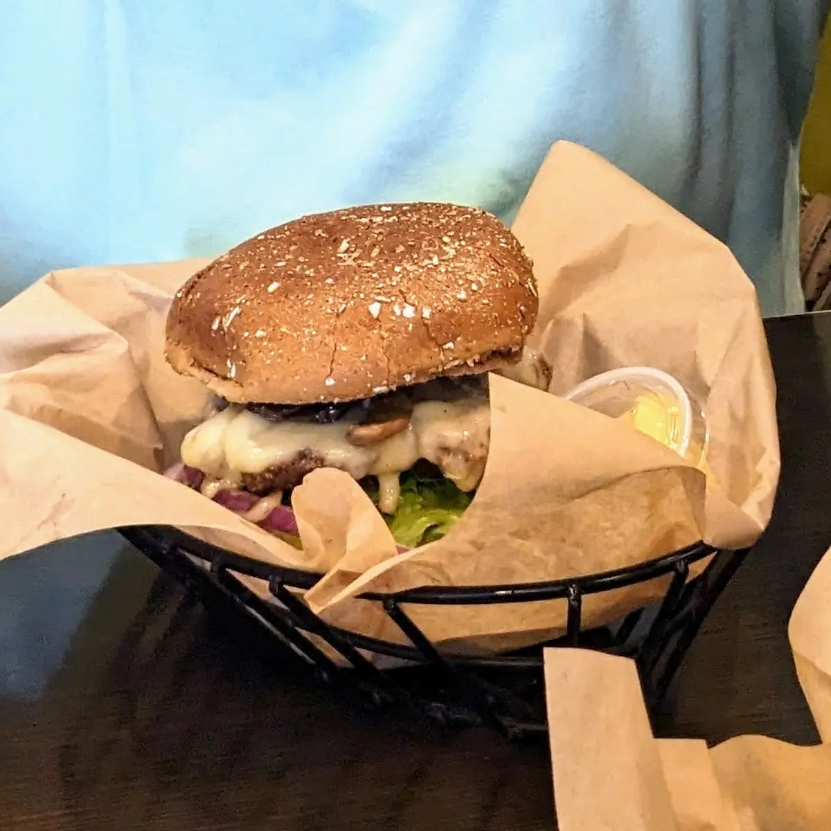 Swiss Mushroom Burger