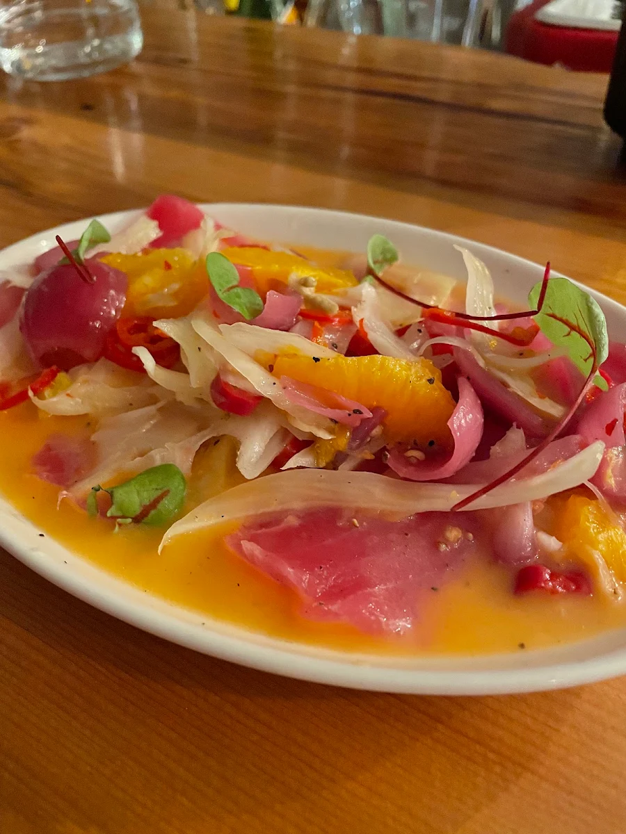 Scallop Crudo, Bruce Wine Bar