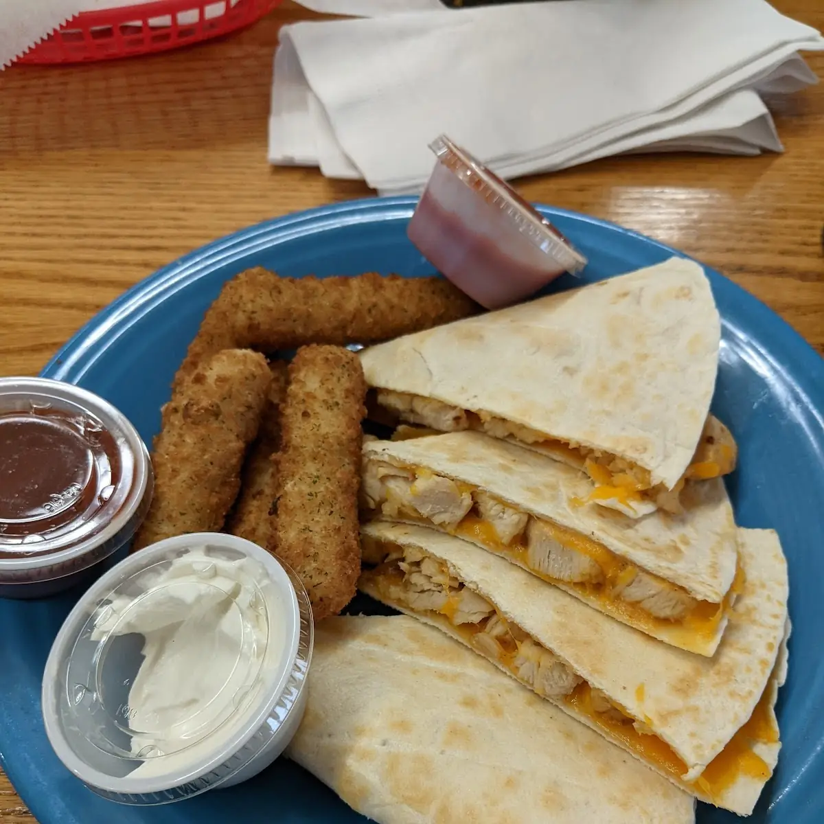 Chicken Cheese Quesadilla