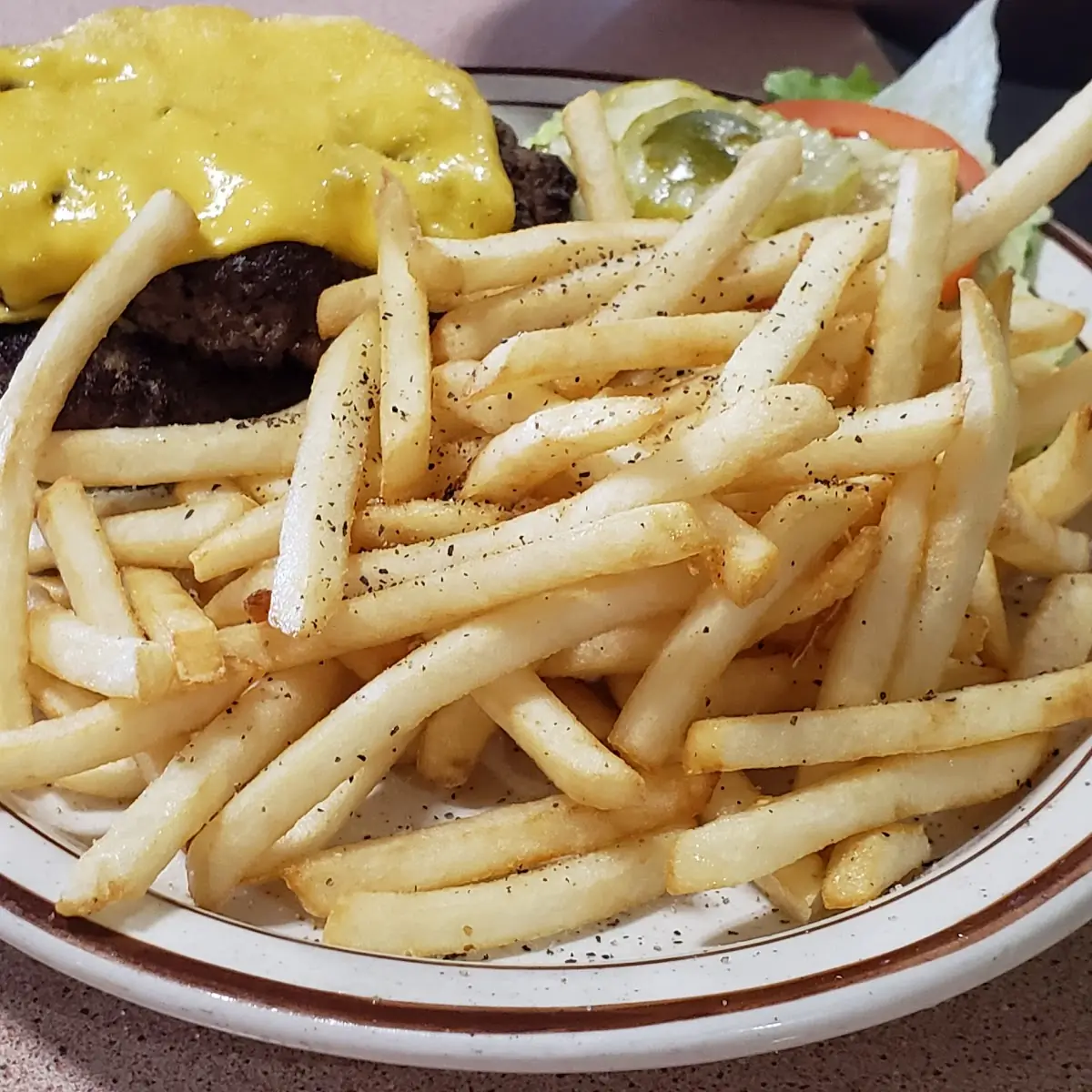 Double Cheeseburger with Fries
