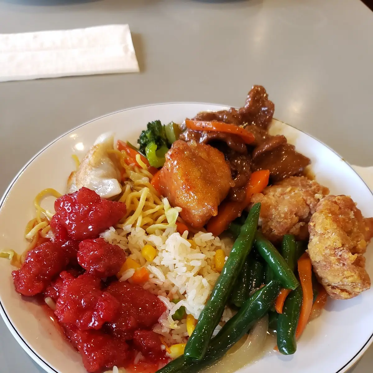 Mixed Chinese Food