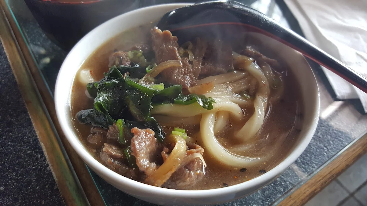 Beef Udon Soba, Sushi Bistro Anzu