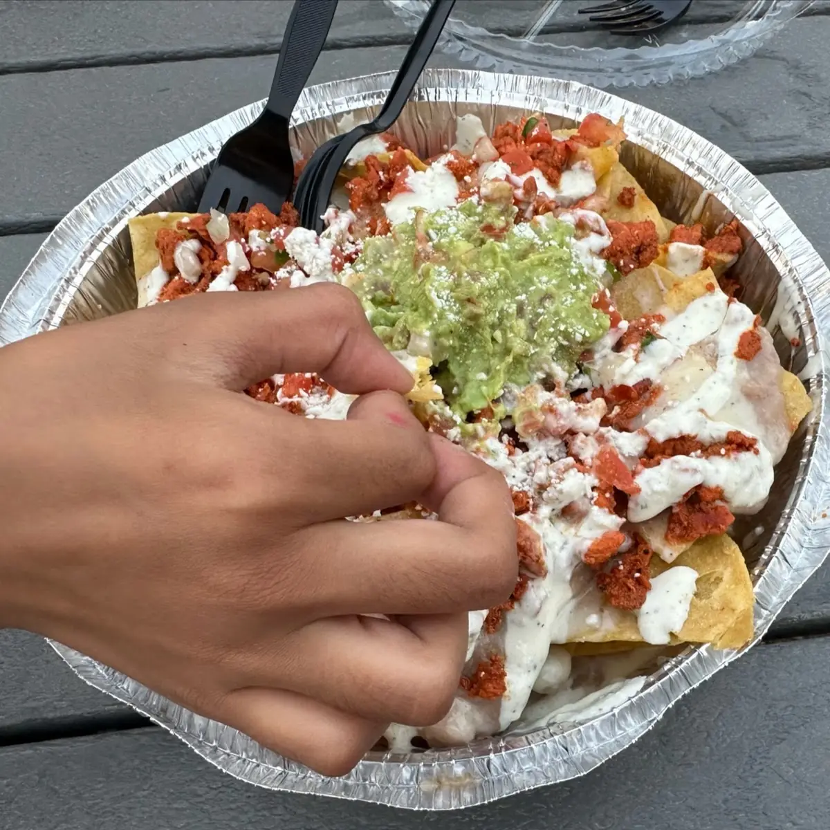 Loaded Chicken Nachos