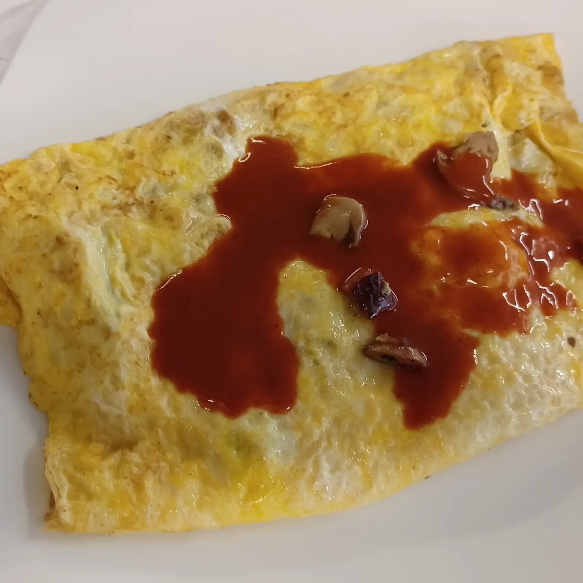 Ham Cheese Mushroom Omelette
