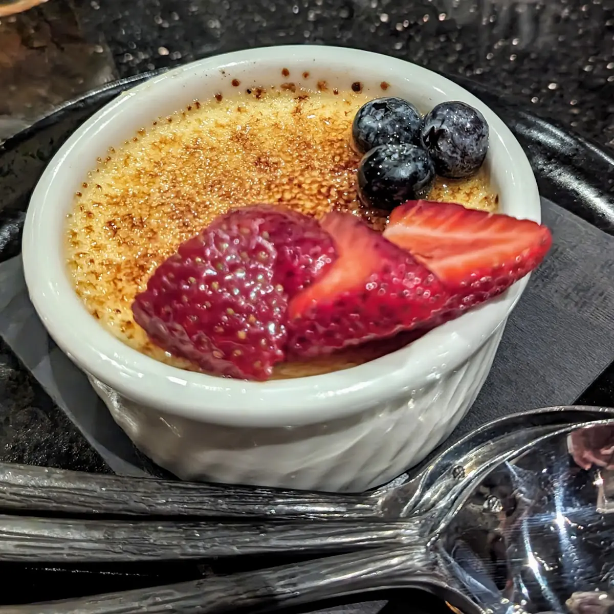 Triple Vanilla Bean Crème Brûlée