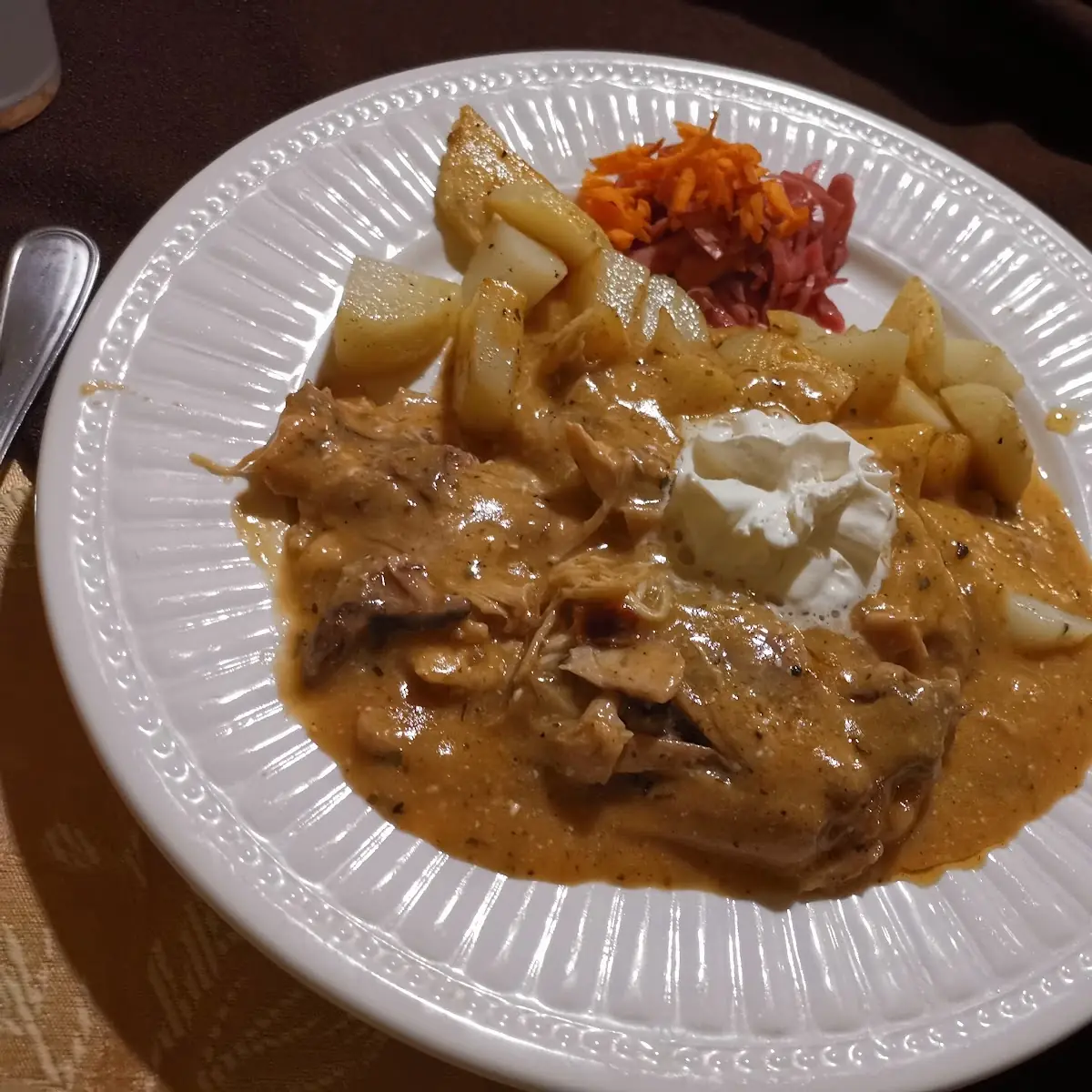 Chicken Paprikash, Red Chateau