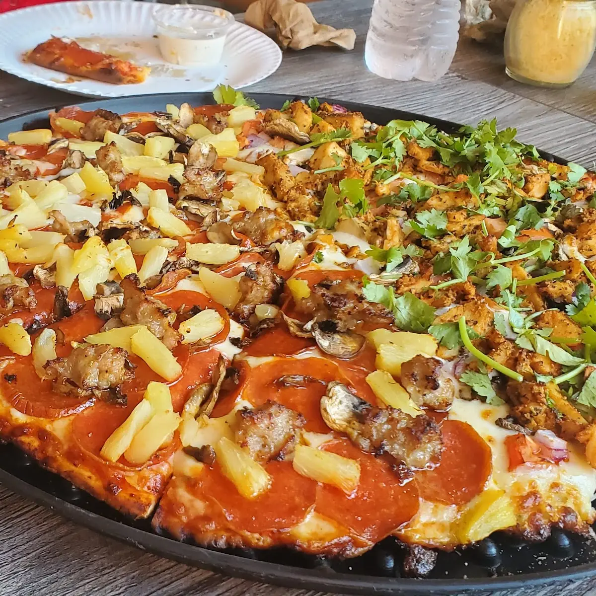 Cilantro Chicken Pizza