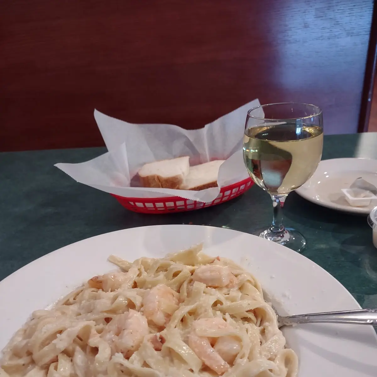 Shrimp Pasta Carbonara