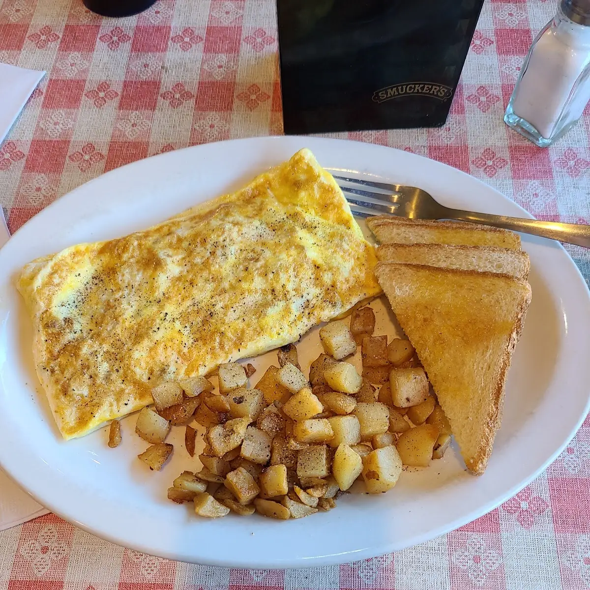 Sausage and Cheese Omelette