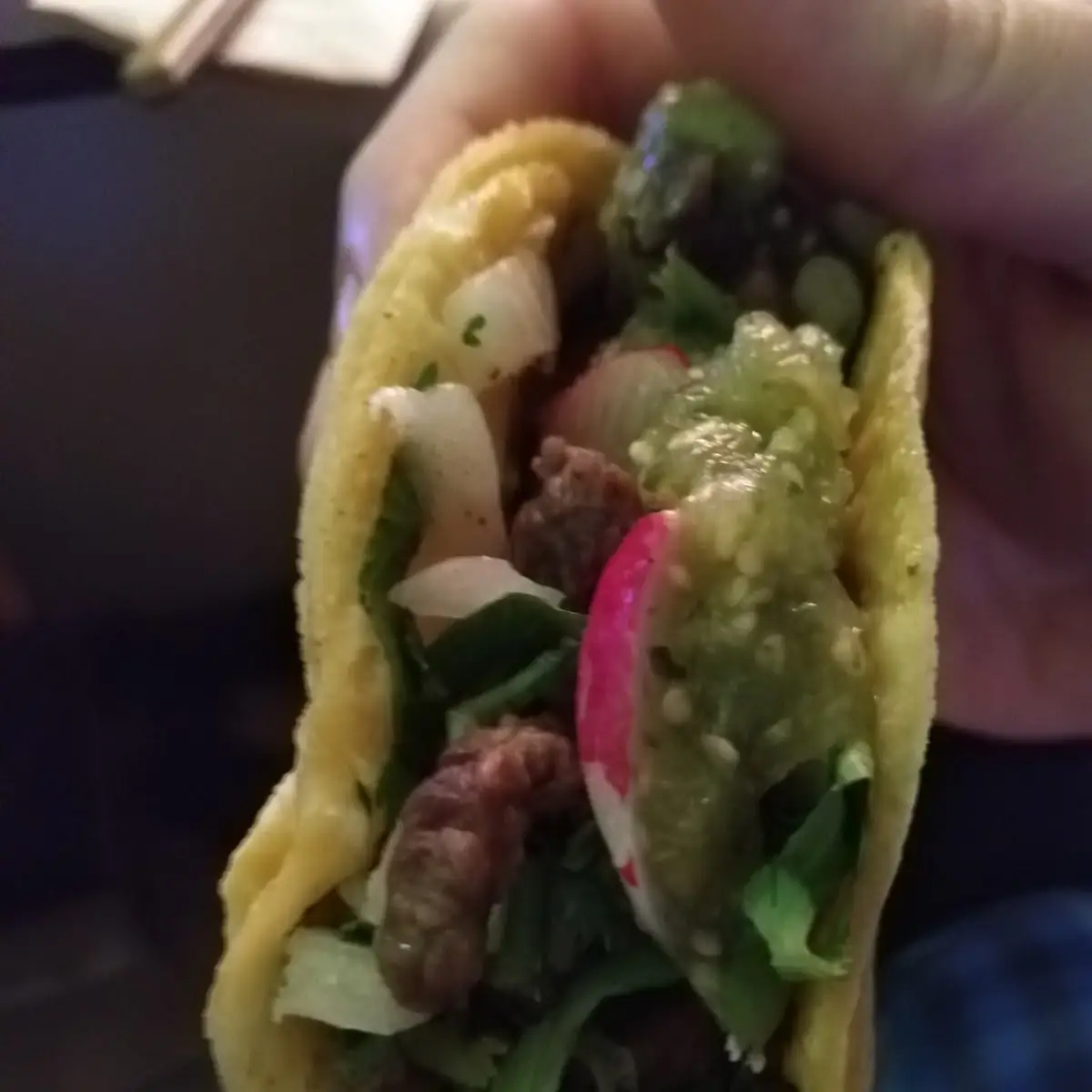 Taco de Lujo de Lengua / Deluxe Beef Tongue Taco