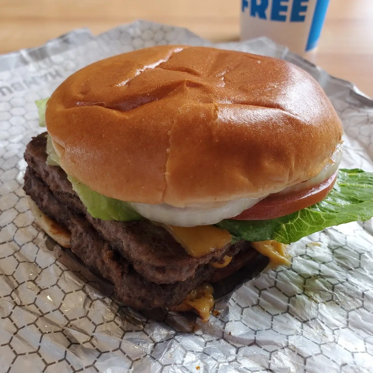 Dave's Double Cheeseburger