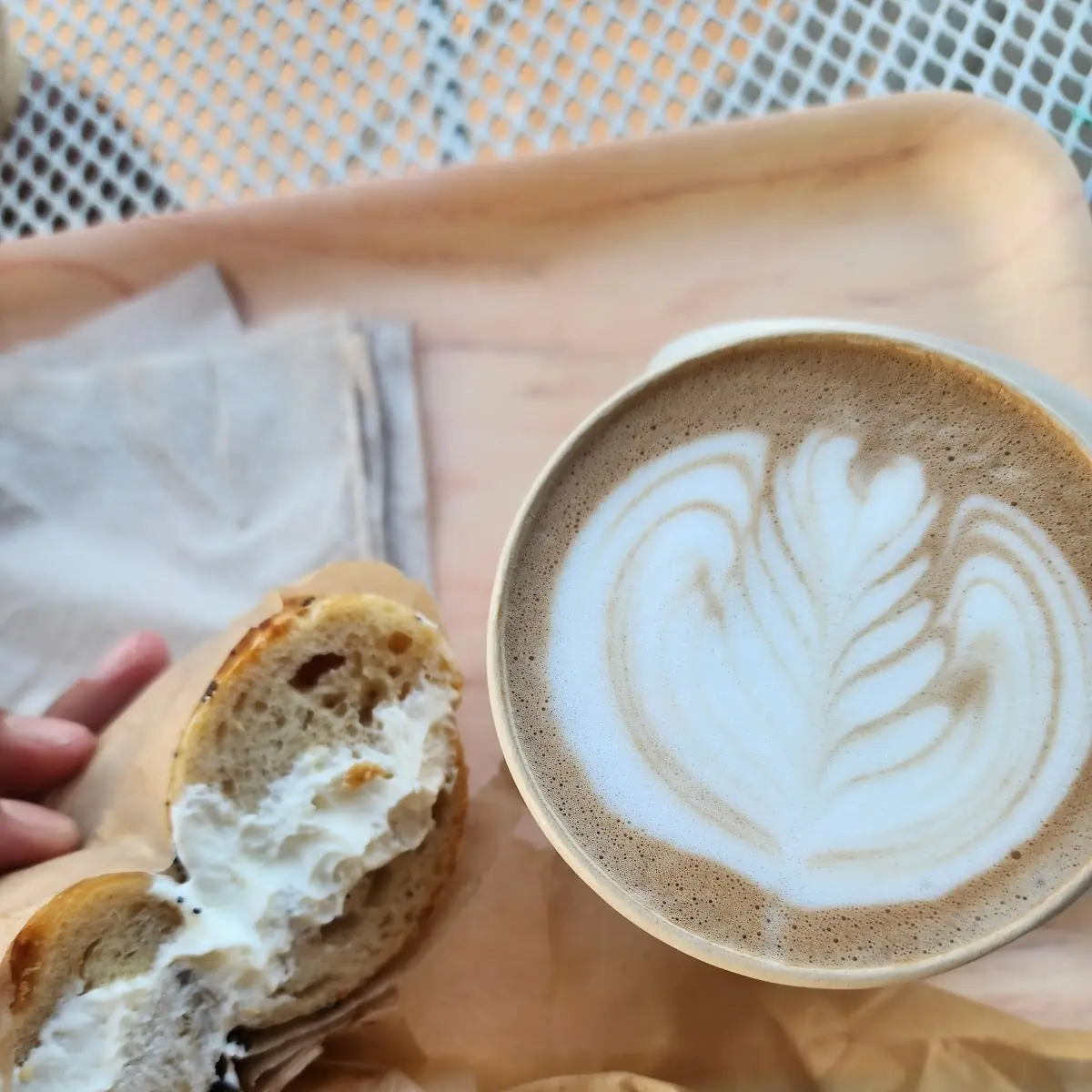 Everything Bagel with Cream Cheese