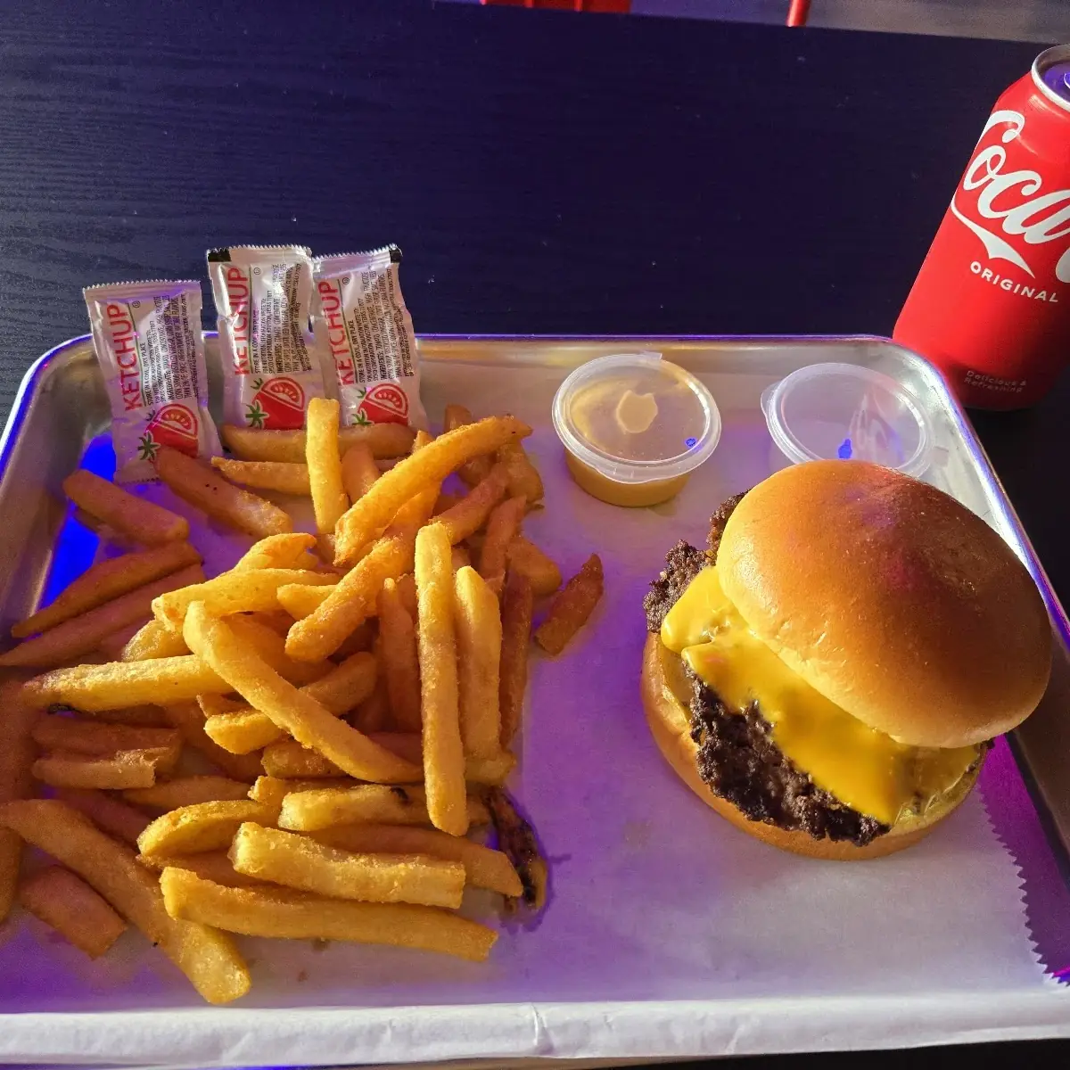 Kids Cheeseburger and Fries