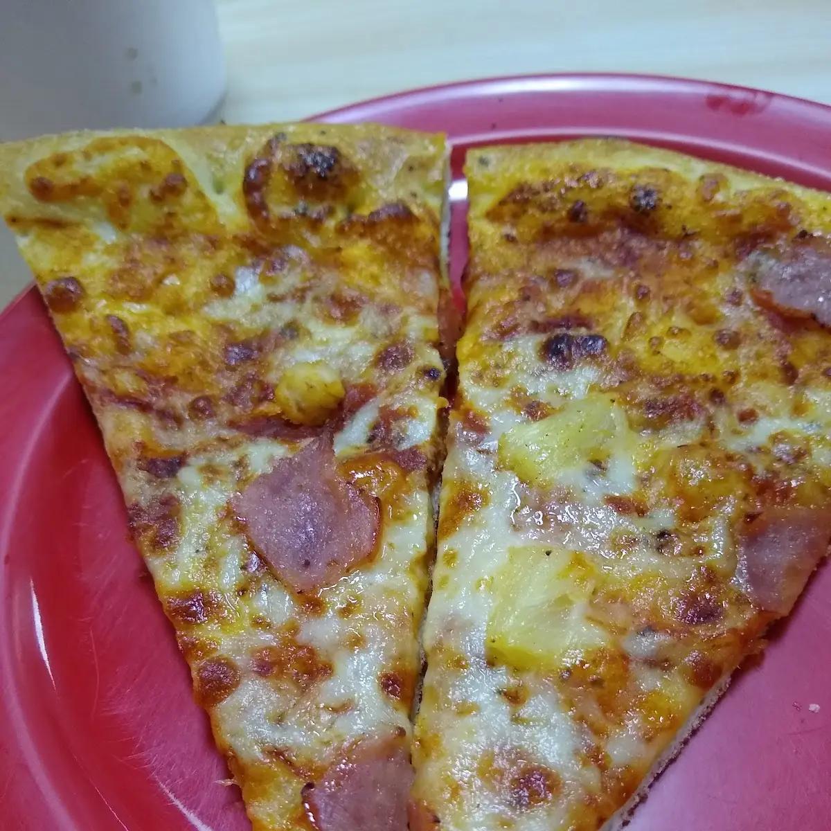 Ham and Pineapple Pizza Slices