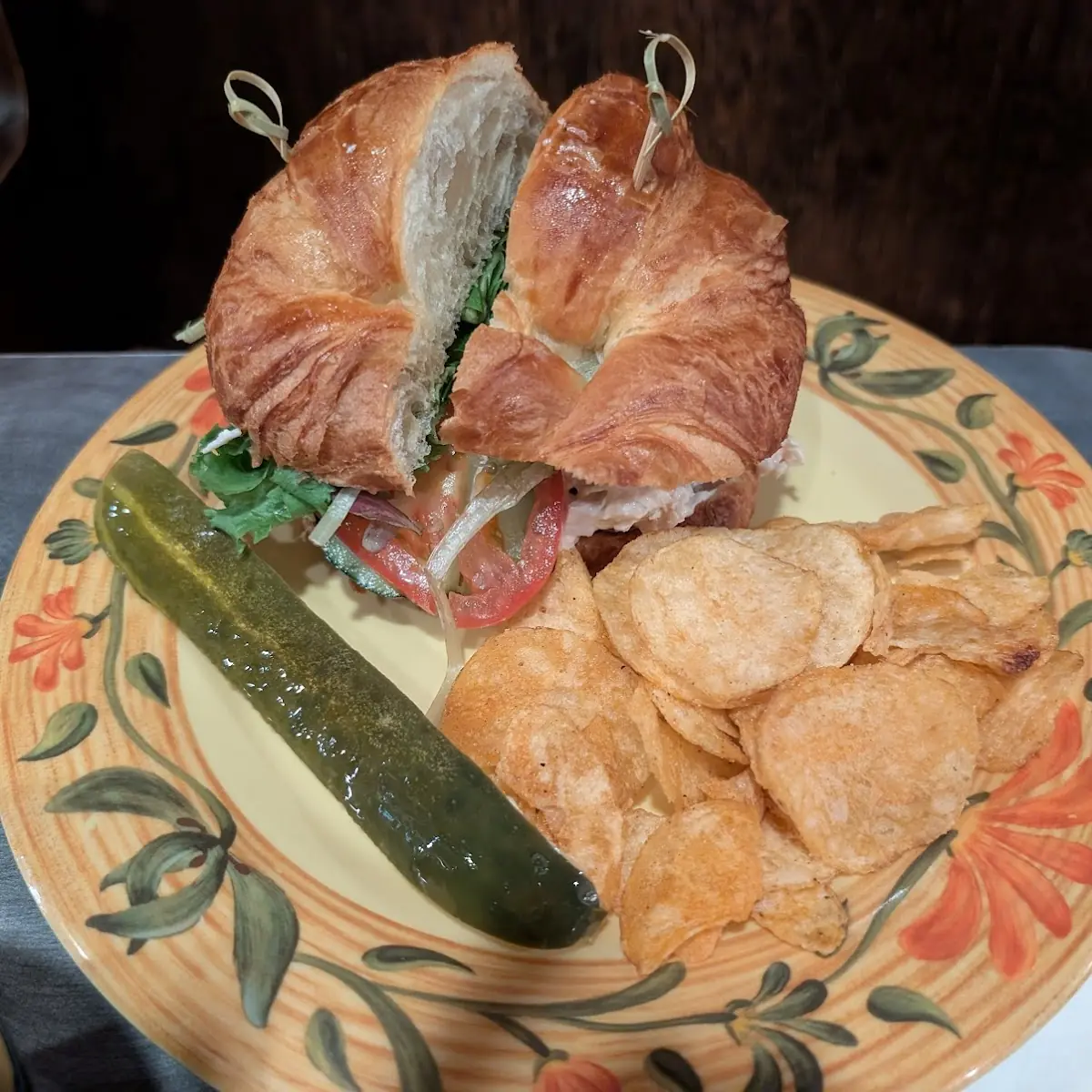 Chicken Salad on Croissant