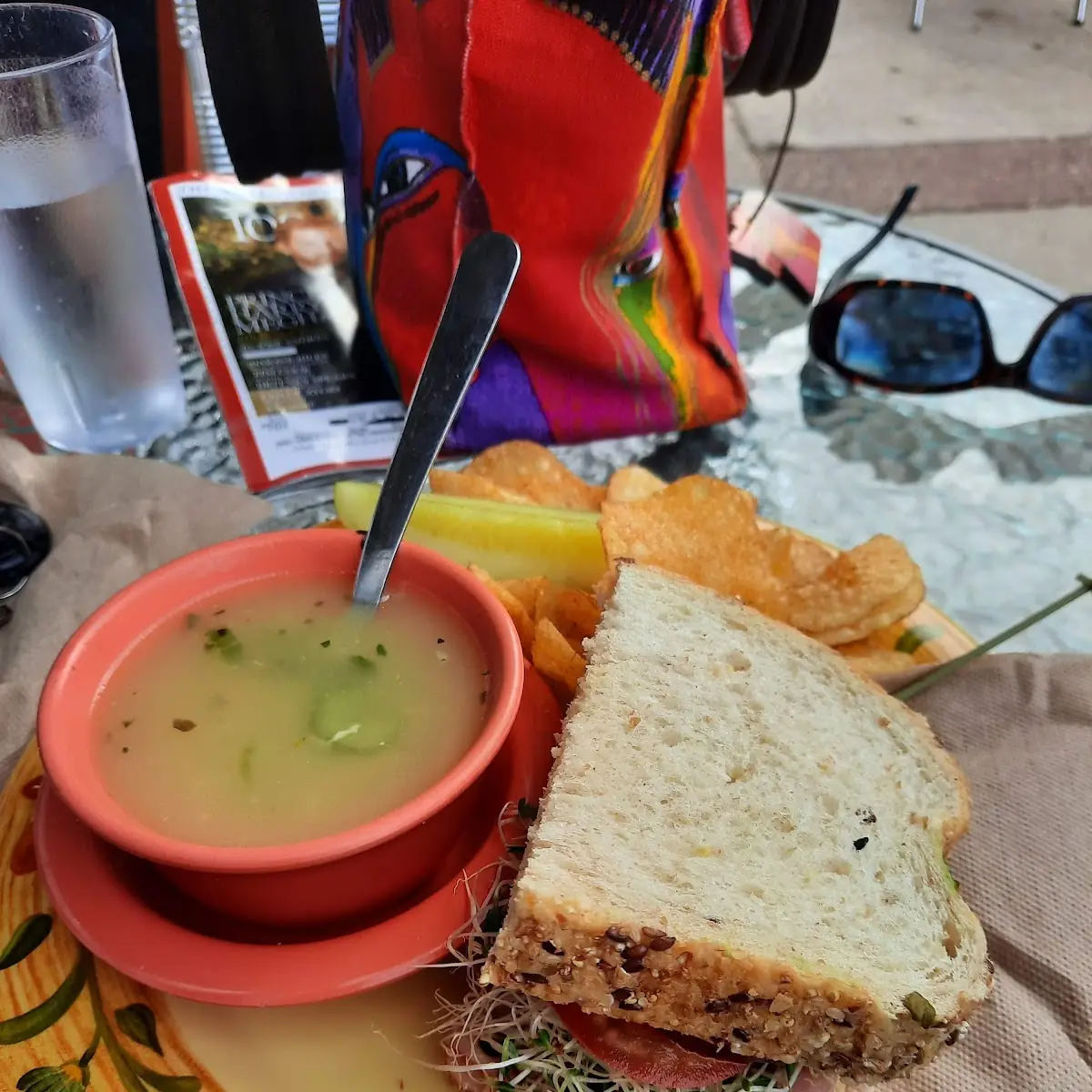 Soup and 1 2 Sandwich