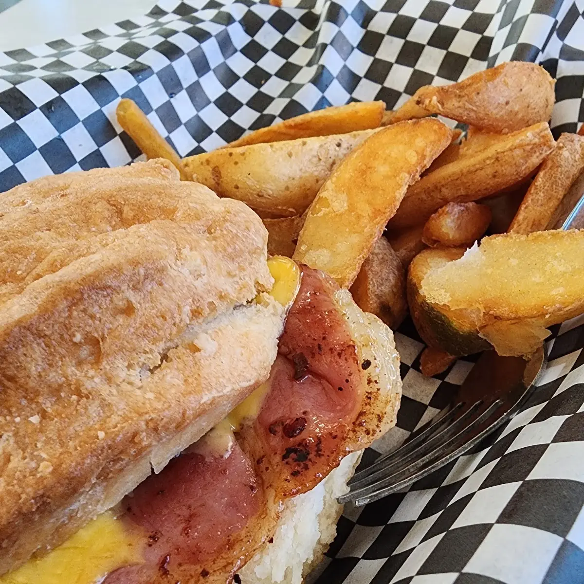 Ham & Cheese Biscuit