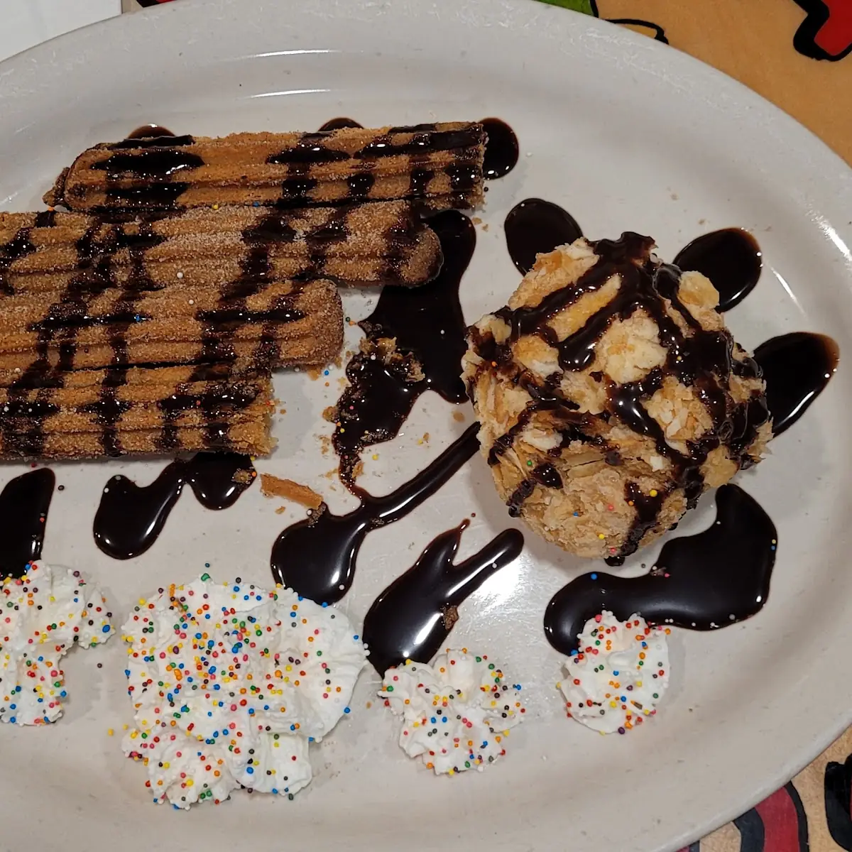 Fried Ice Cream and Churros