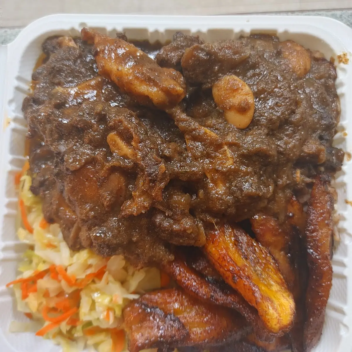 Brown Stew Chicken Rice