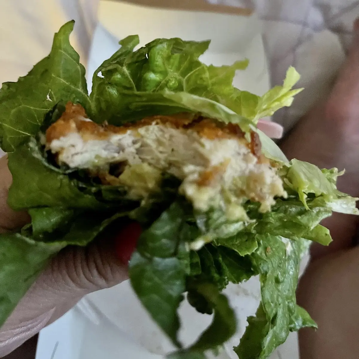 Chicken Lettuce Wrap