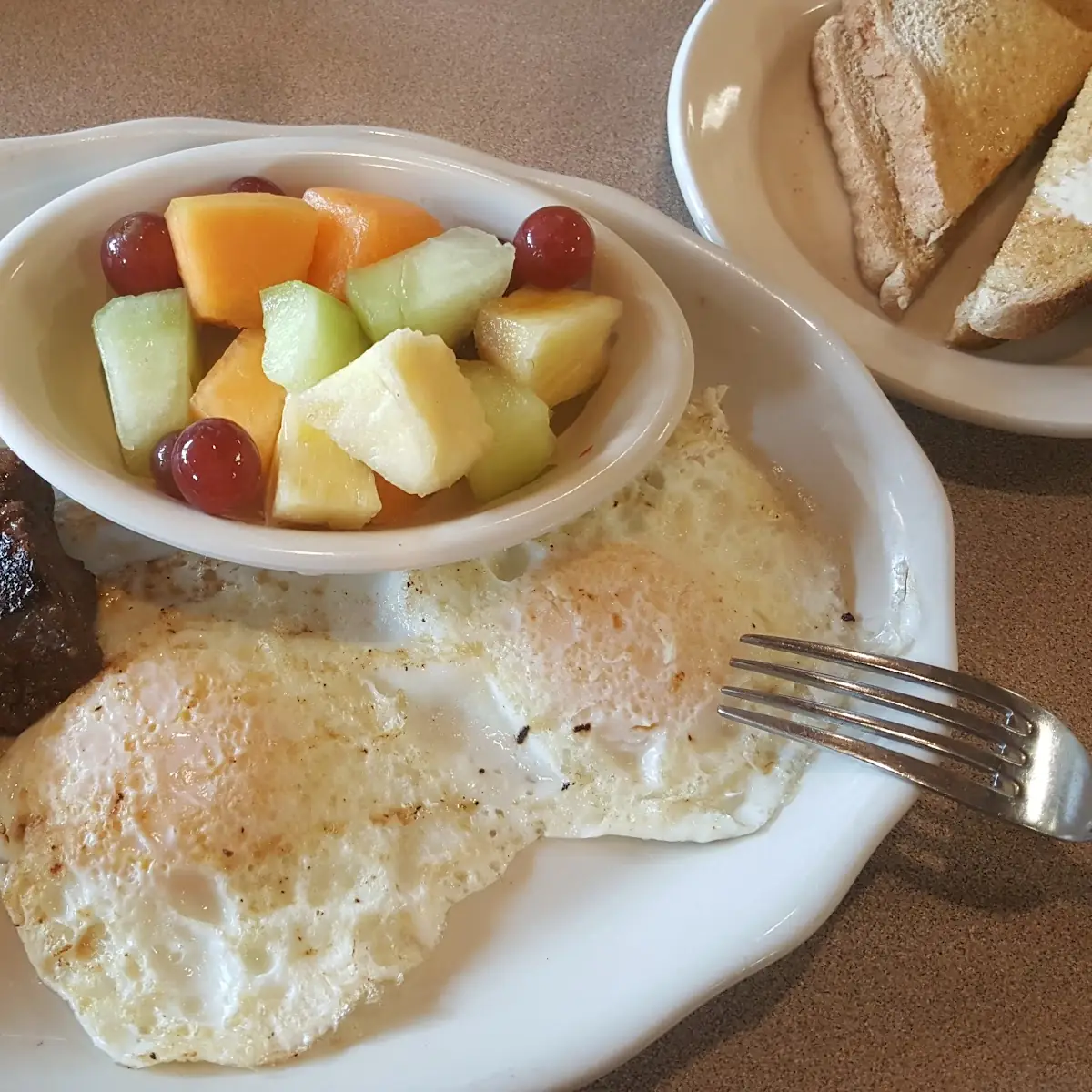 Steak Tips with 2 Eggs