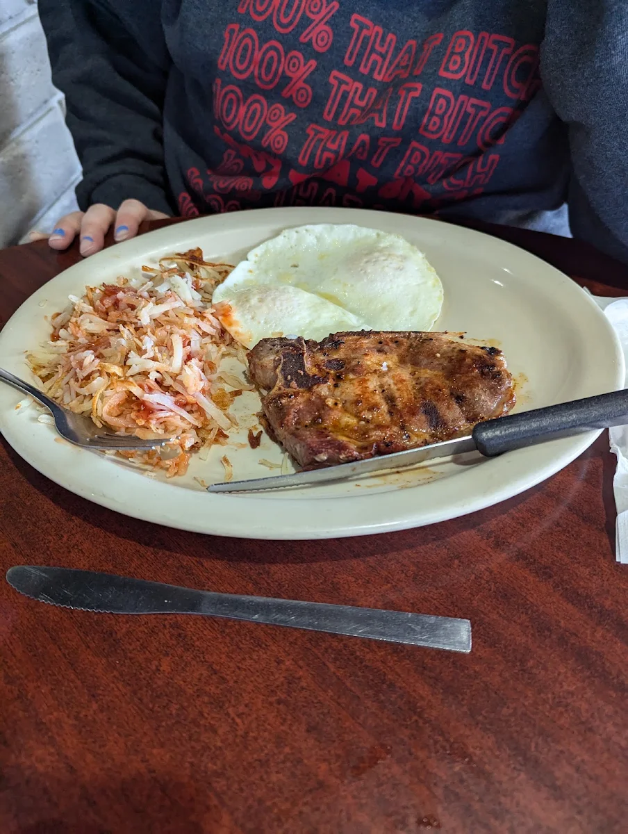 Pork Chop Breakfast Potatoes
