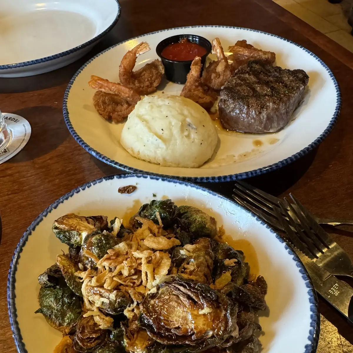 Surf & Turf with Brussels Sprouts