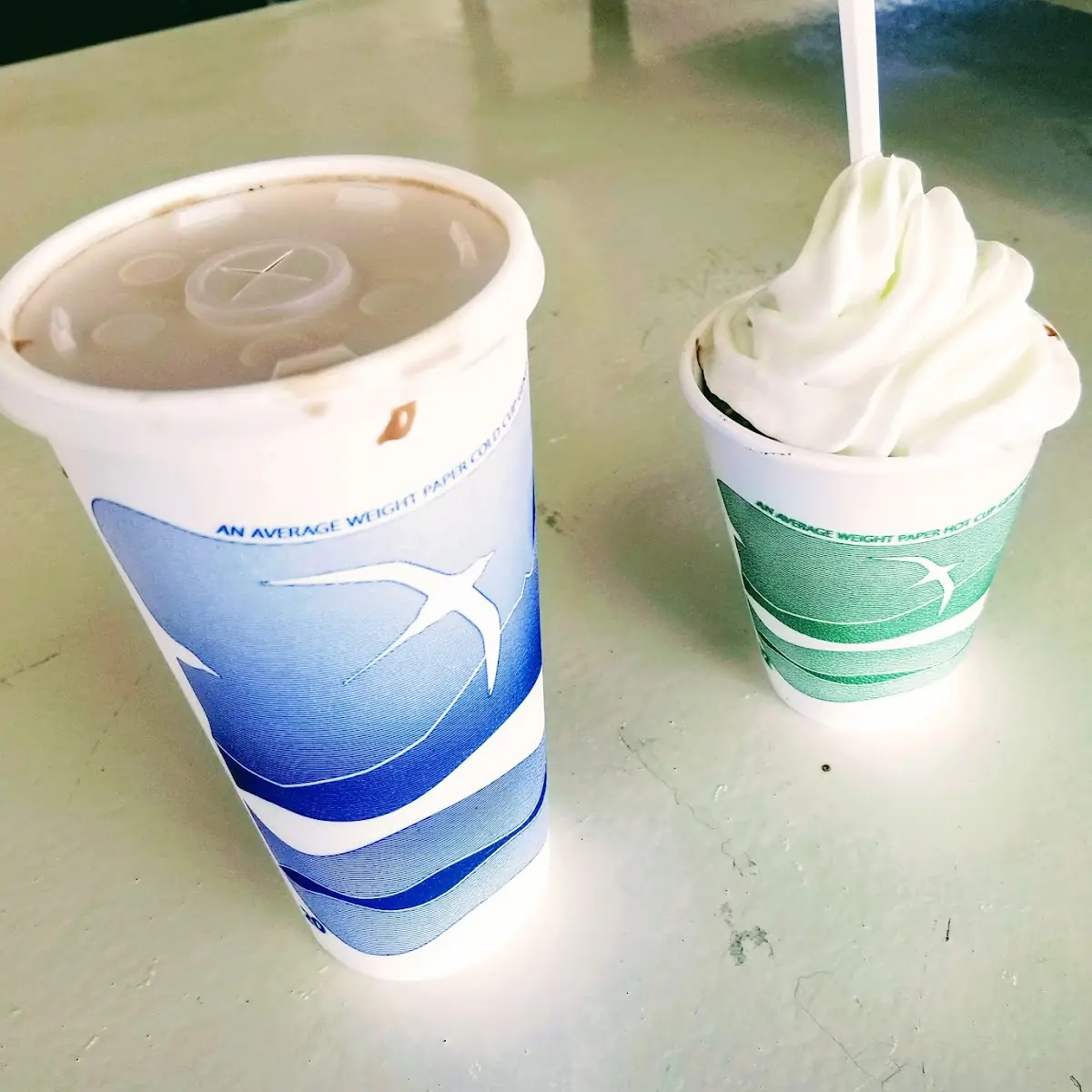 Custard and Chocolate Milkshake