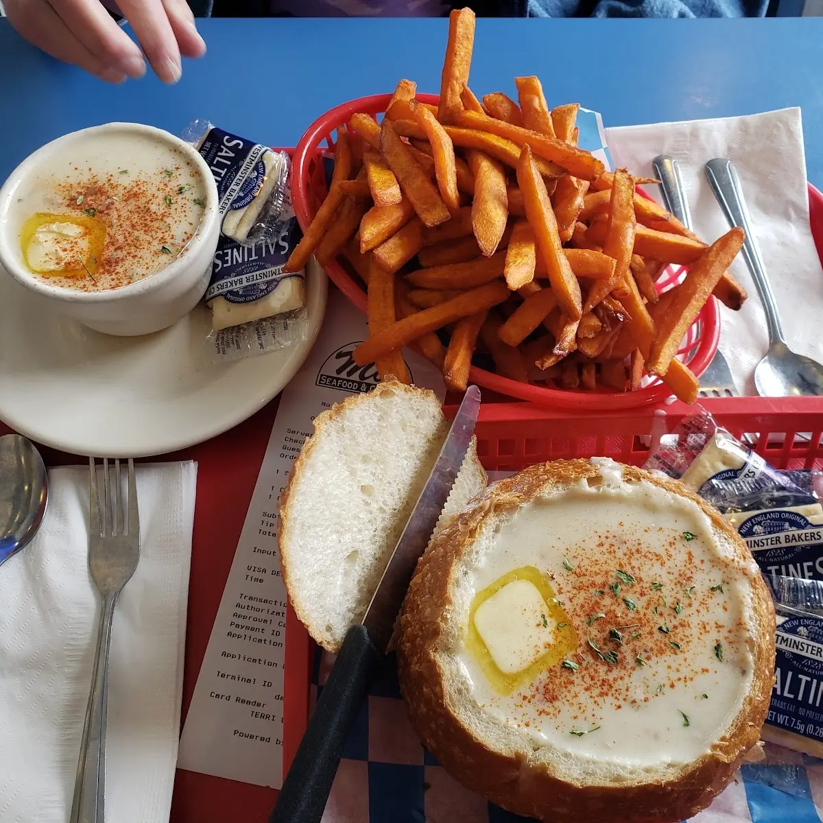 Clam Chowder Bread Bowl of Soup