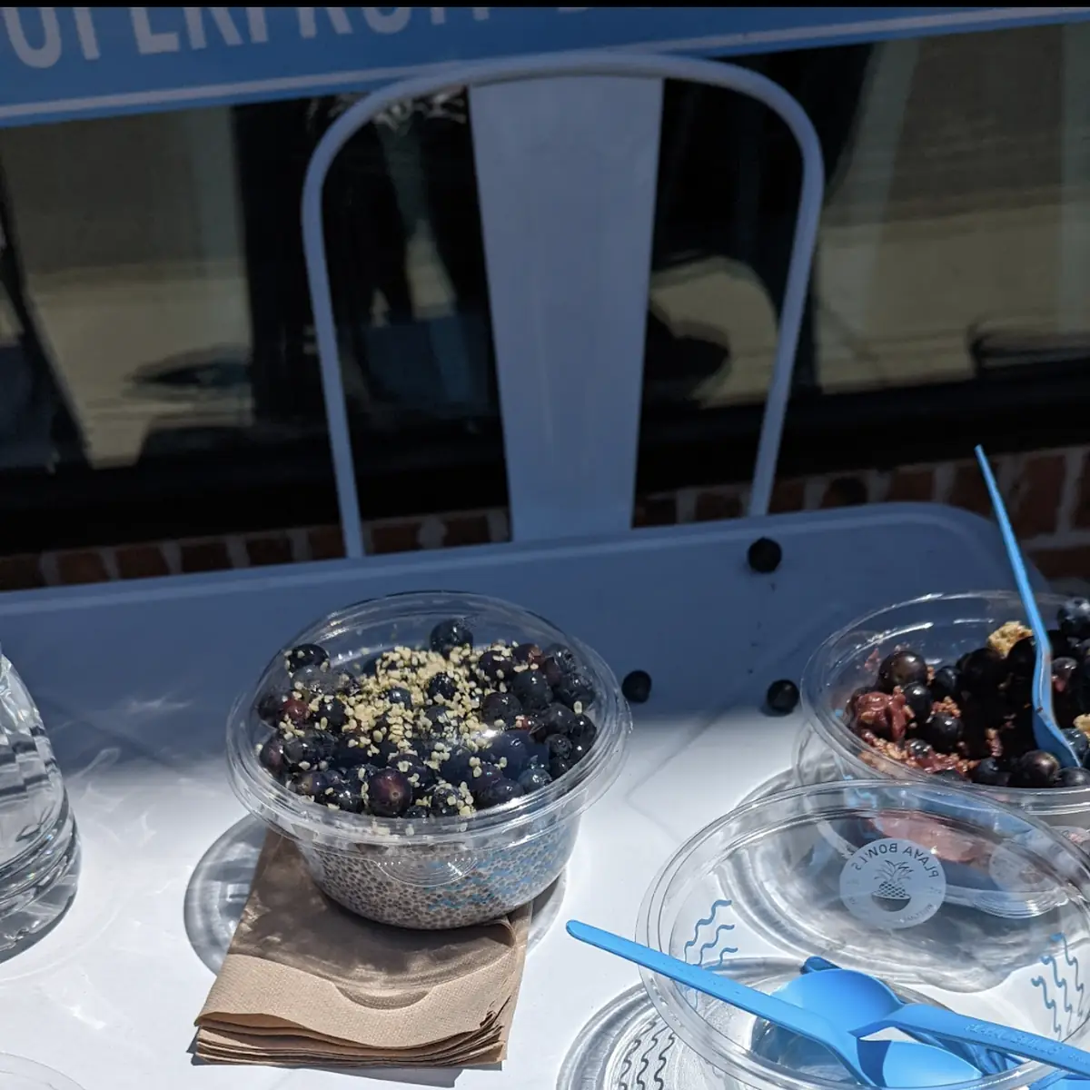 Acai Bowl and Chia Pudding