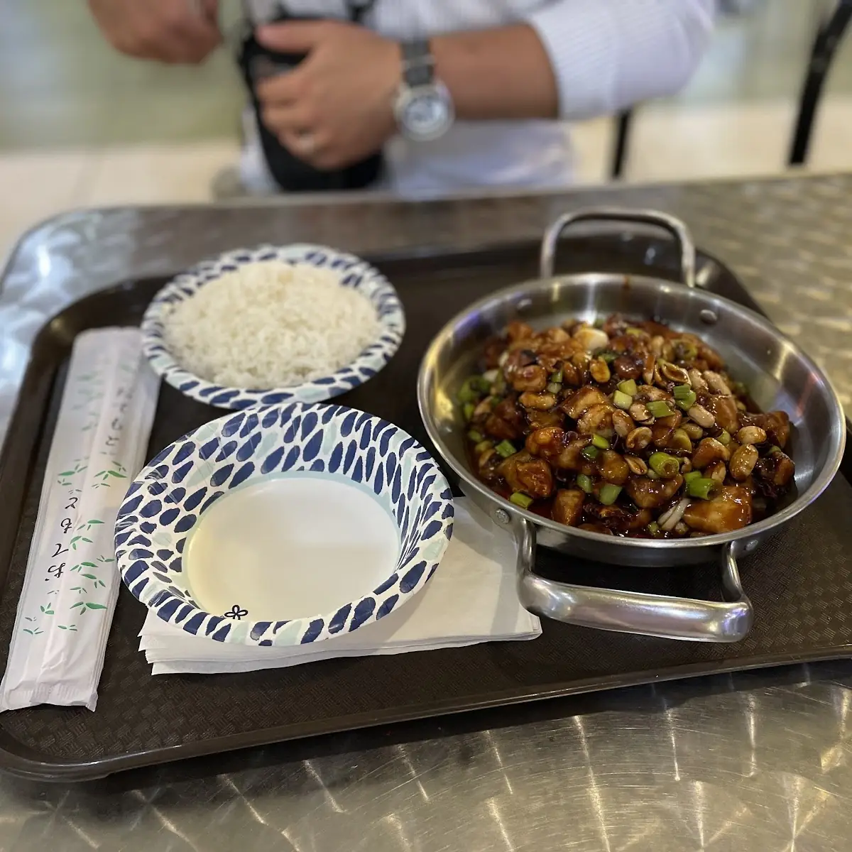 Single Set Meal Special Minced Meat Green Beans and Eggplant White Rice Jiaduobao
