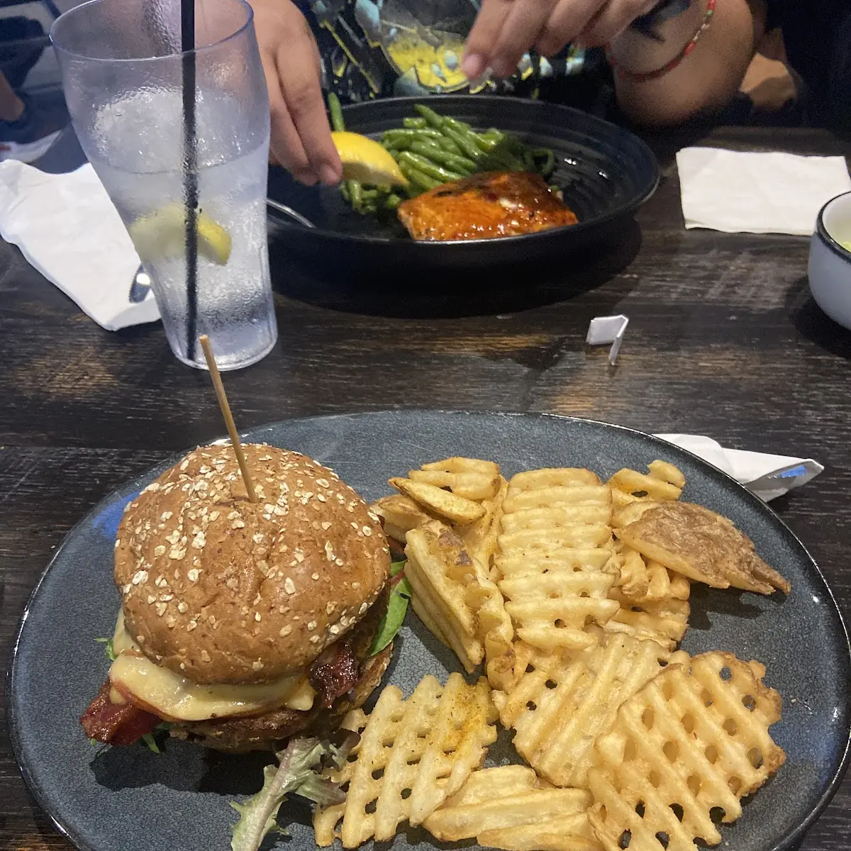 Turkey Bacon Cheese Burger