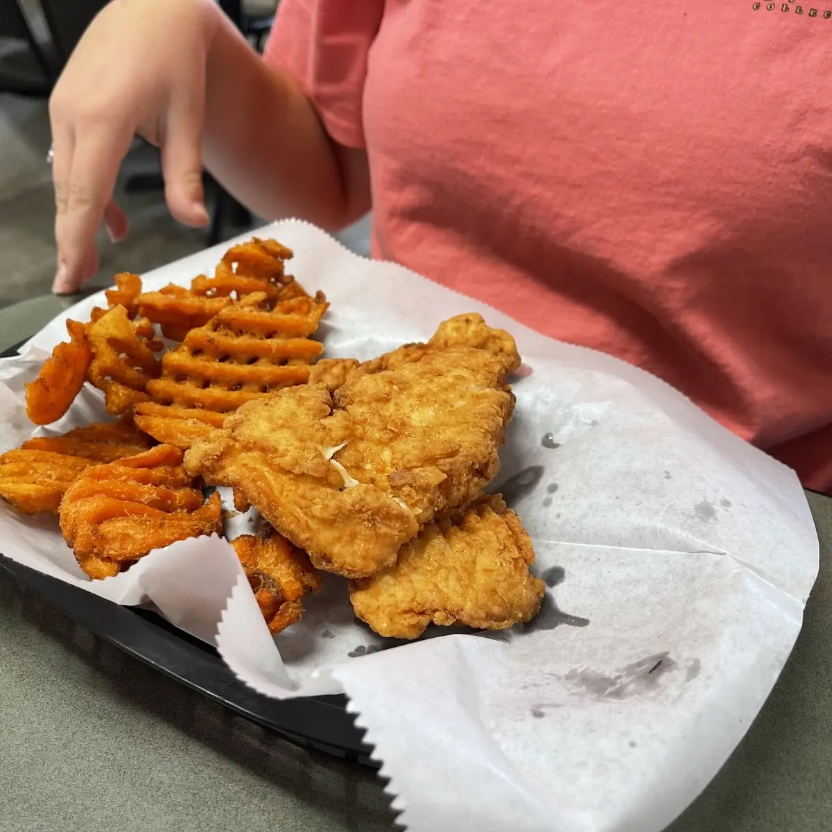 Chicken Tenders & Sweet Potato