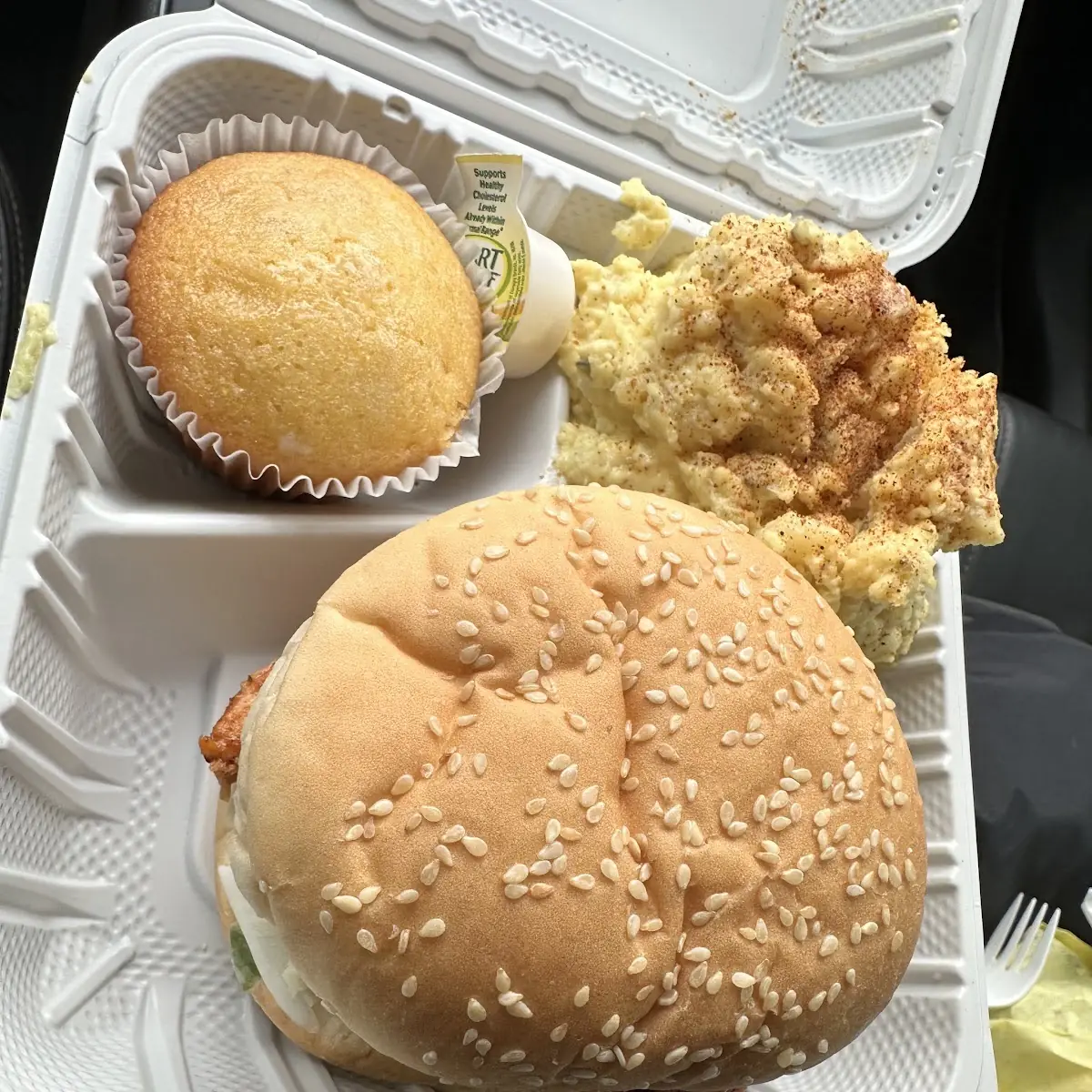 Chicken w Slaw Cornbread