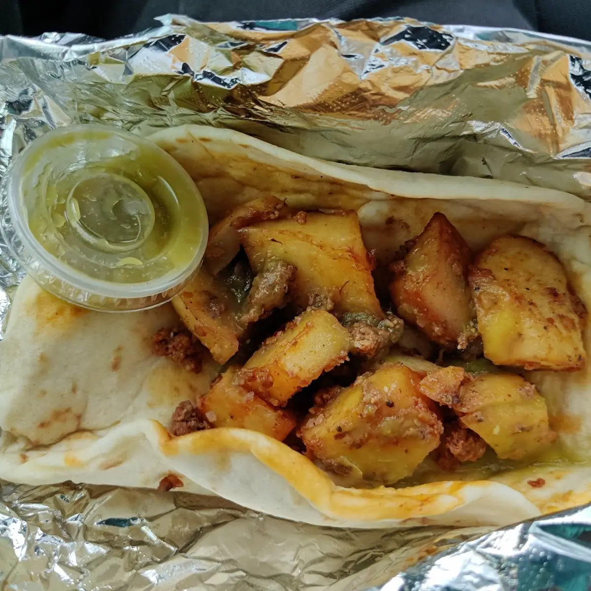 Papa Chorizo Taco