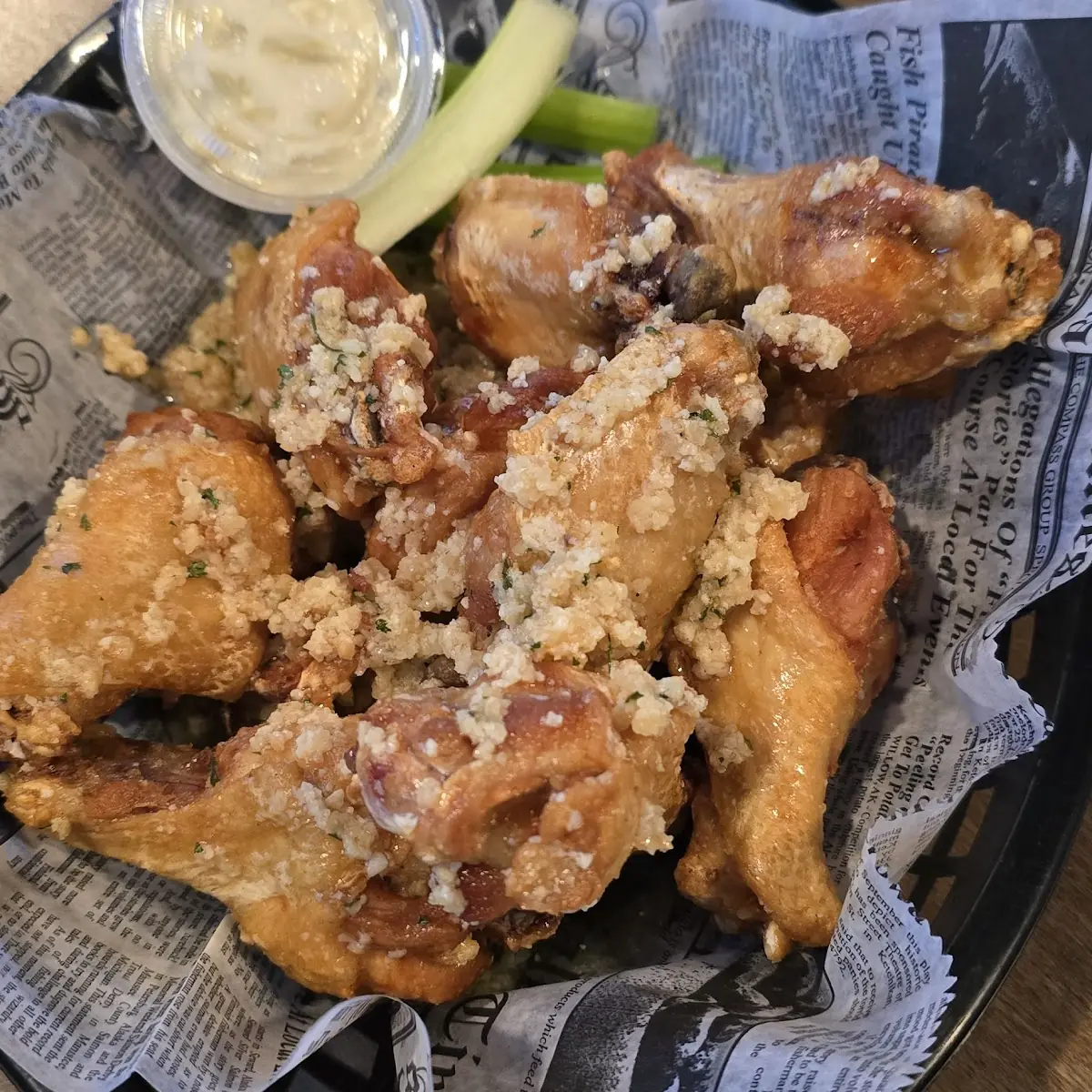 Garlic Parmesan Wings