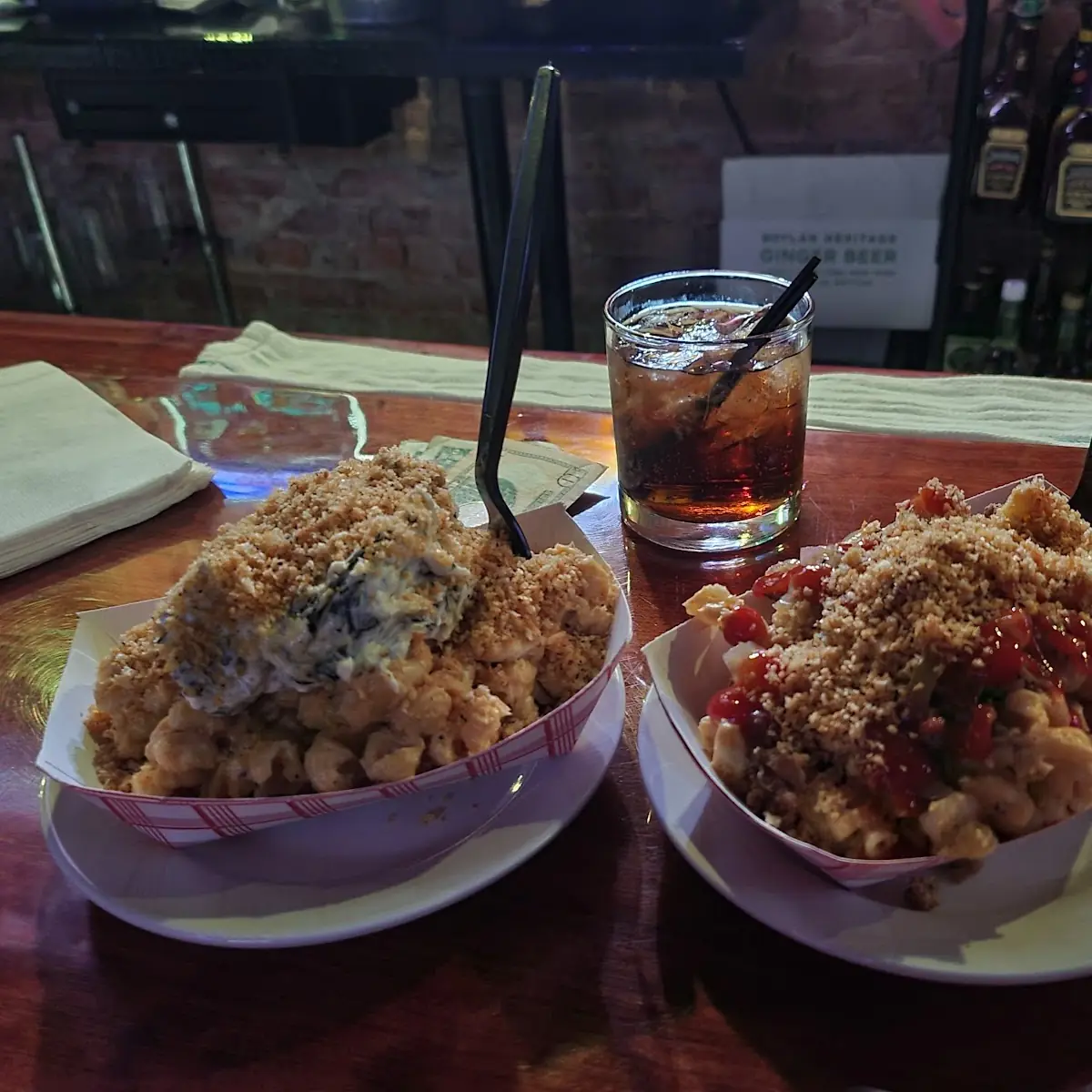Spinach and Artichoke Dip Mac and Cheese