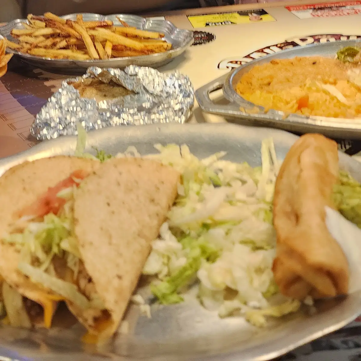 Beef and Chicken Taco