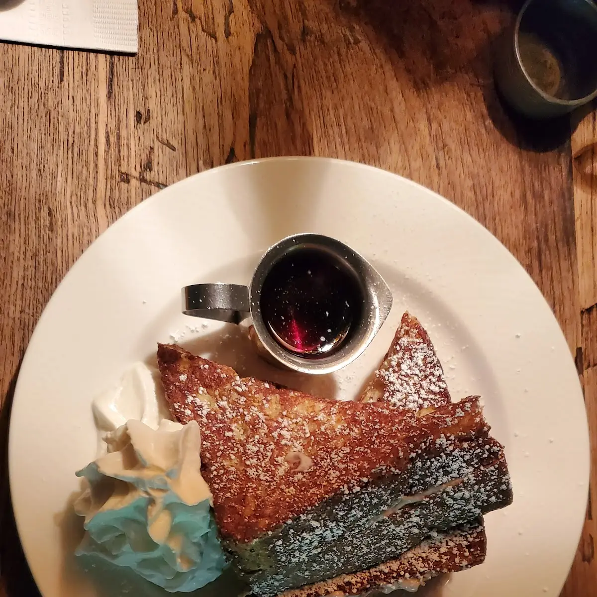 Stuffed French Toast with Real Maple Syrup