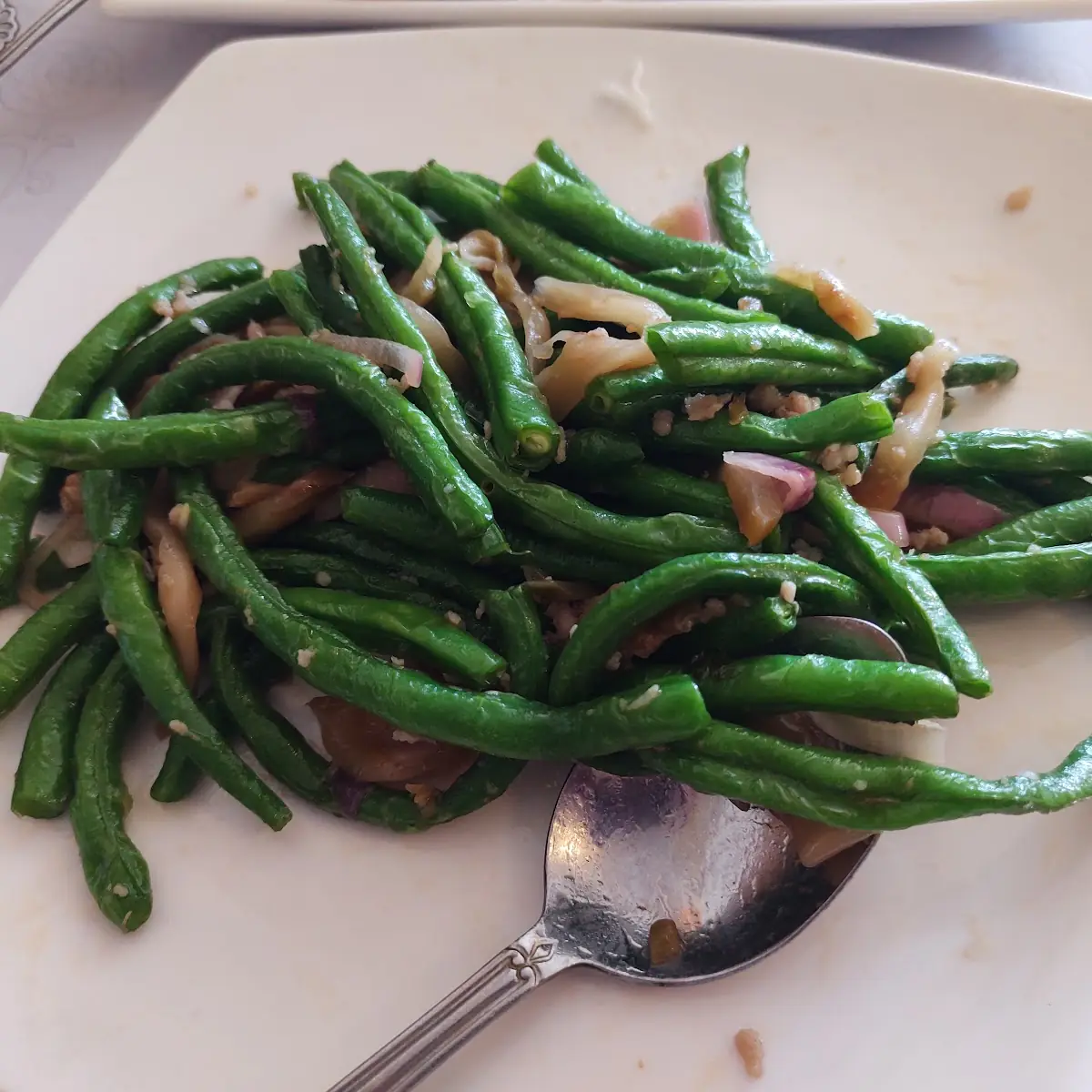 Green Beans and Pork