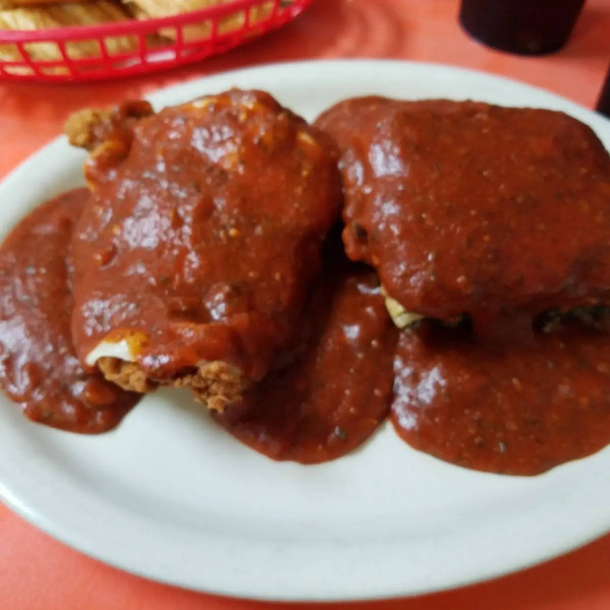 Chicken Parmesan with Lasagna