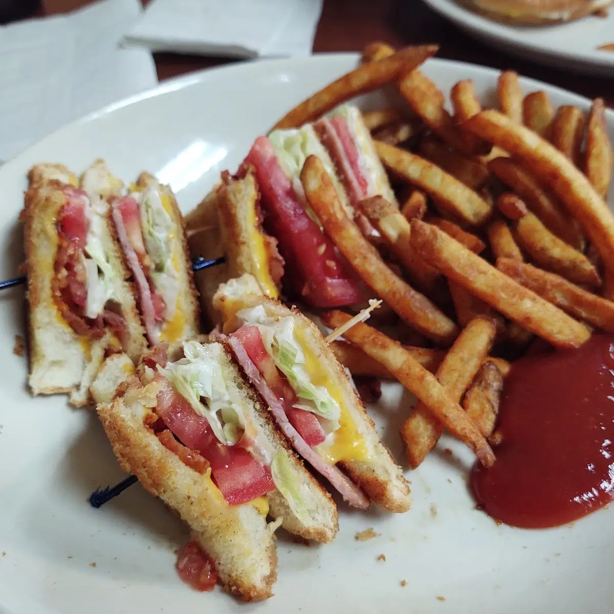 Ham Bacon & Cheese Club