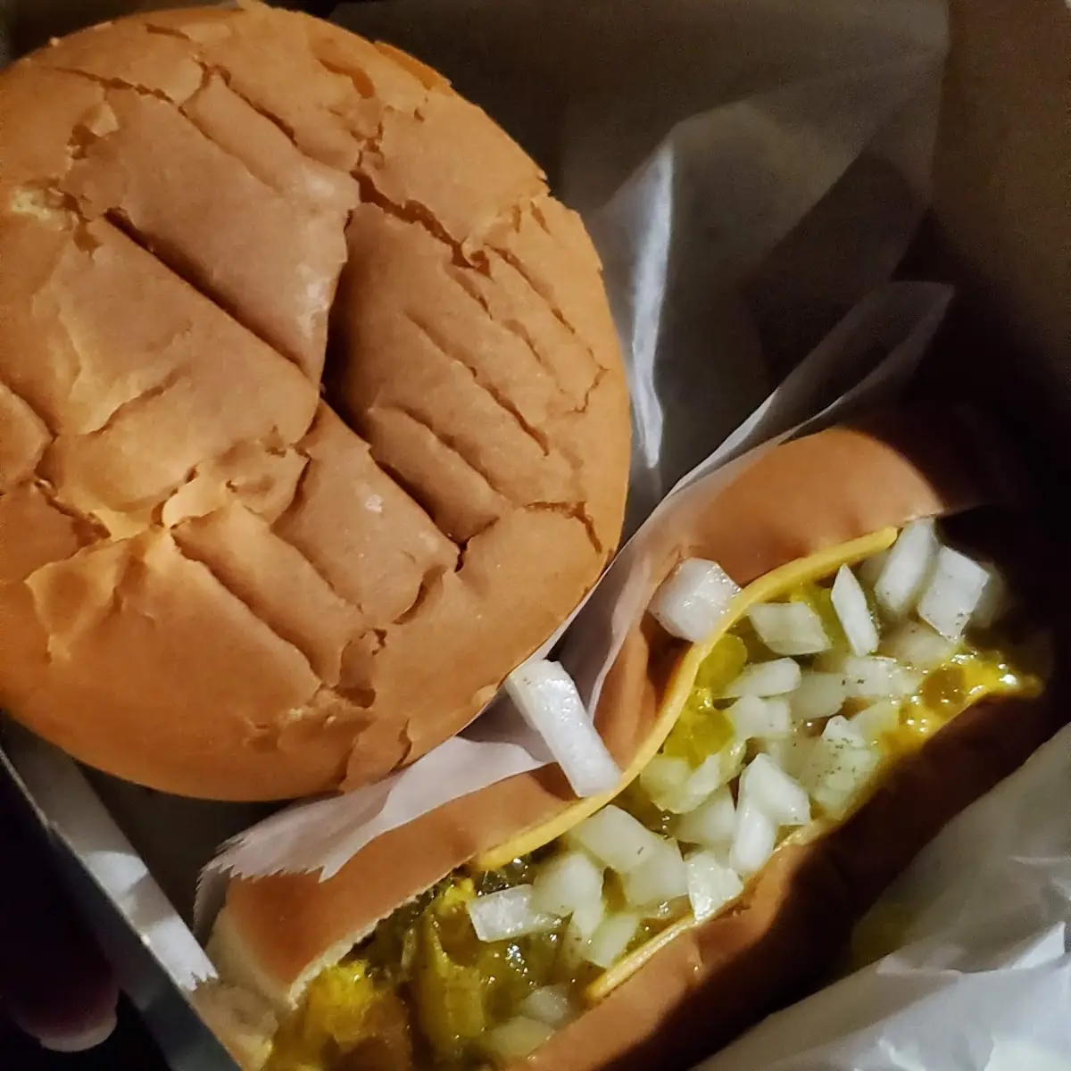 Big One and a Cheese Dog