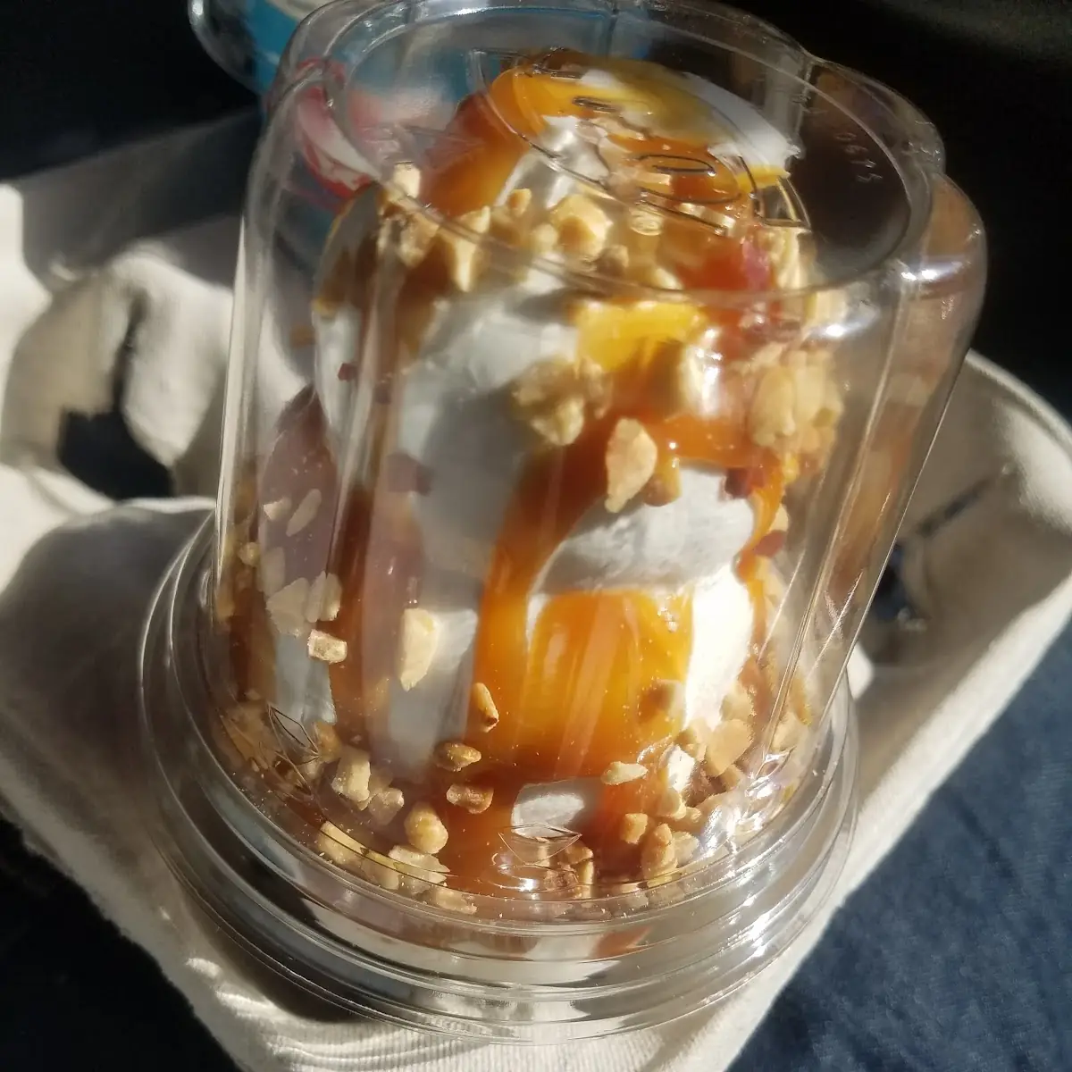 Caramel Sundae with Nuts