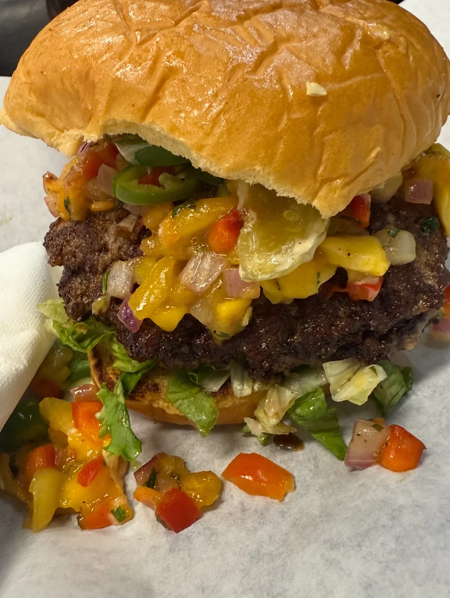 Mango Habanero Burger