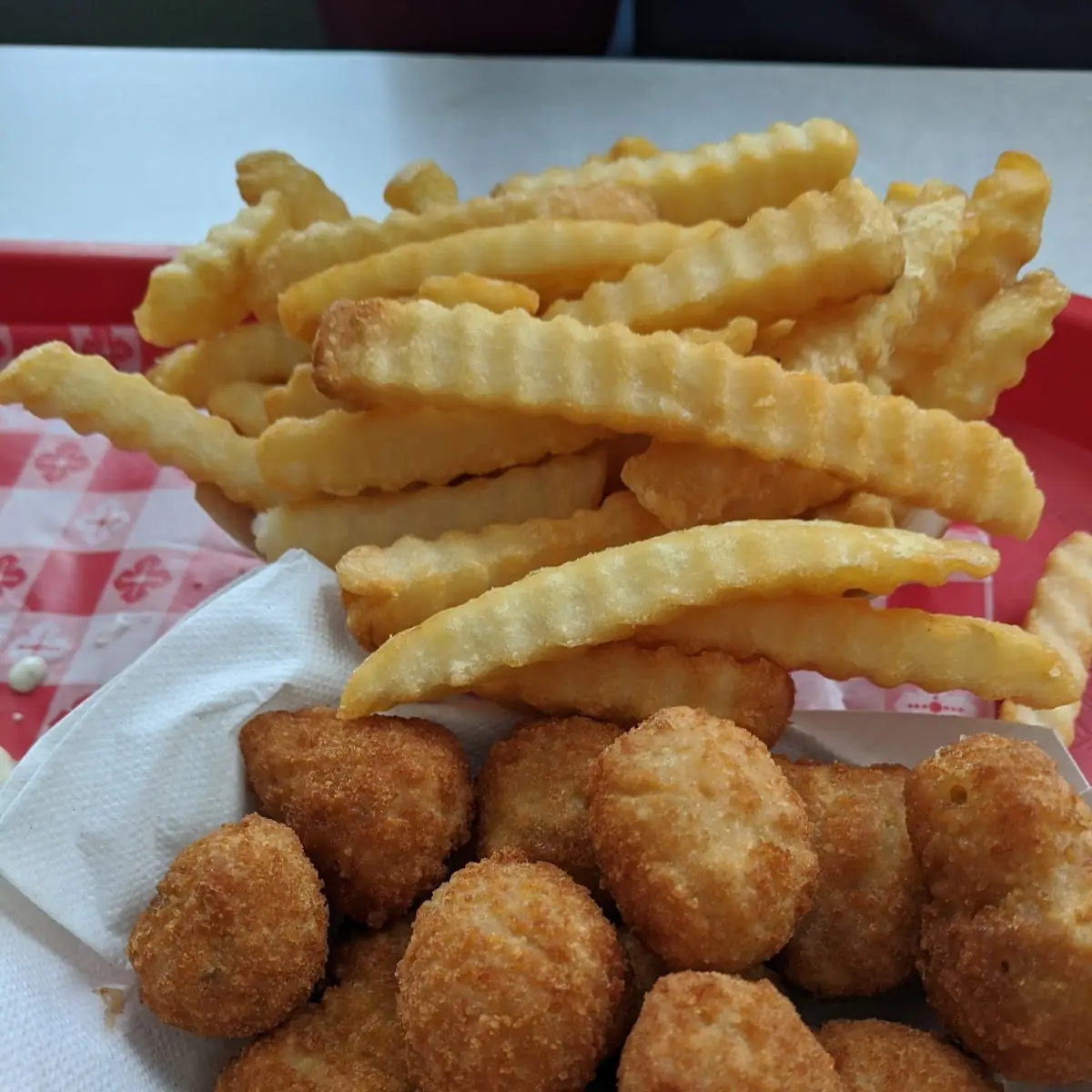 French Fries Deep Fried Mushrooms