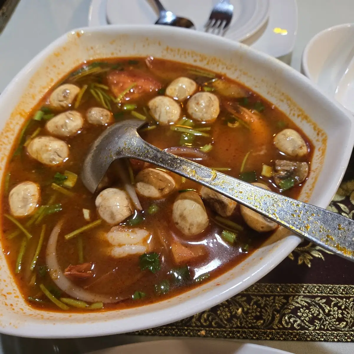 Seafood Tom Yum Soup
