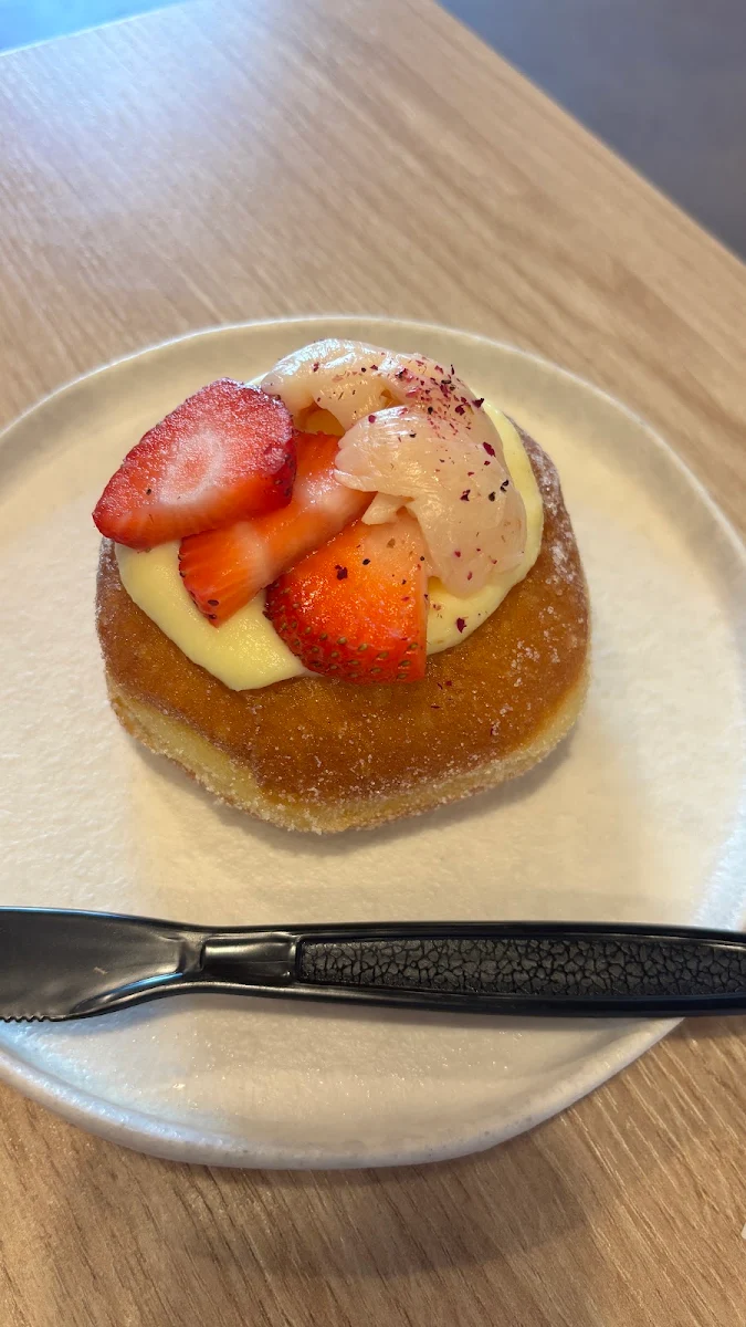 Strawberry Lychee Donut