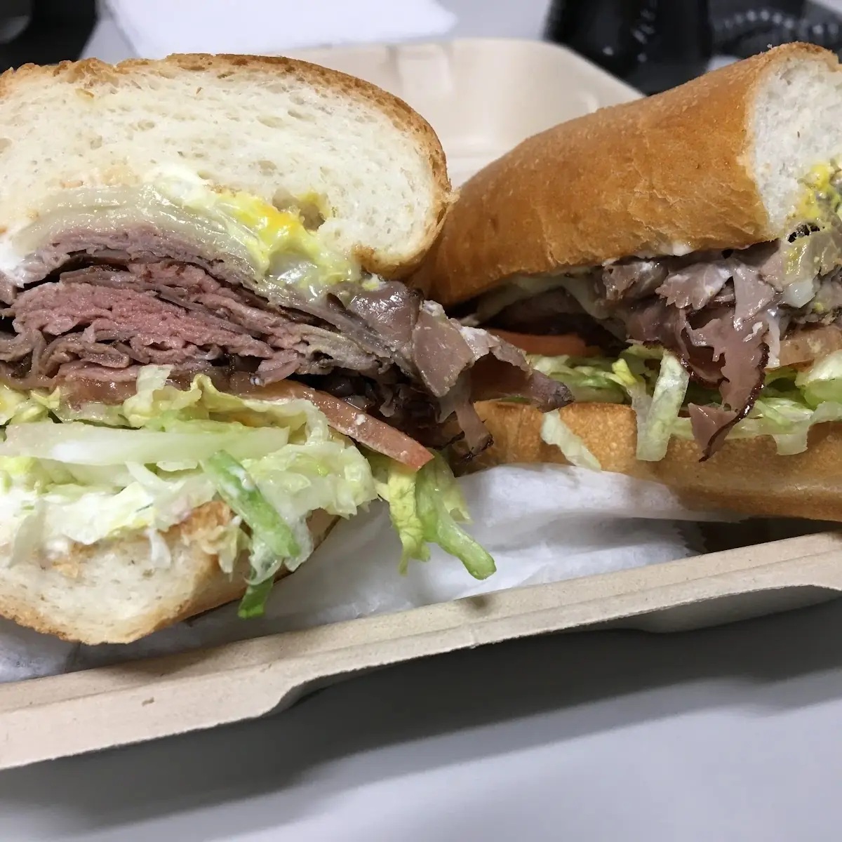 Roast Beef Ortega Sandwich