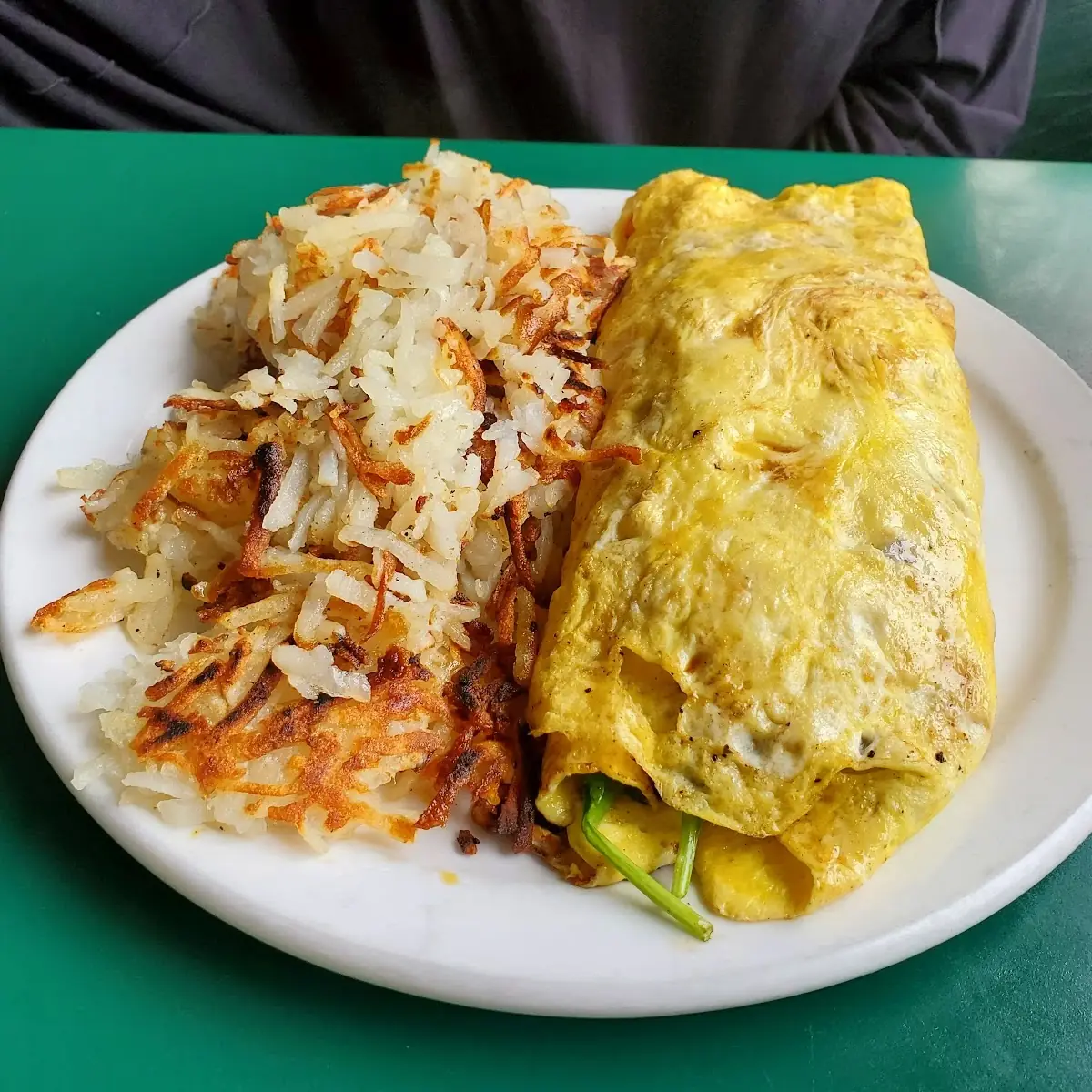 Spinach Omelette